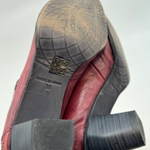 Dorking Leather Pointy Heel Shoes - Picture 5 of 7